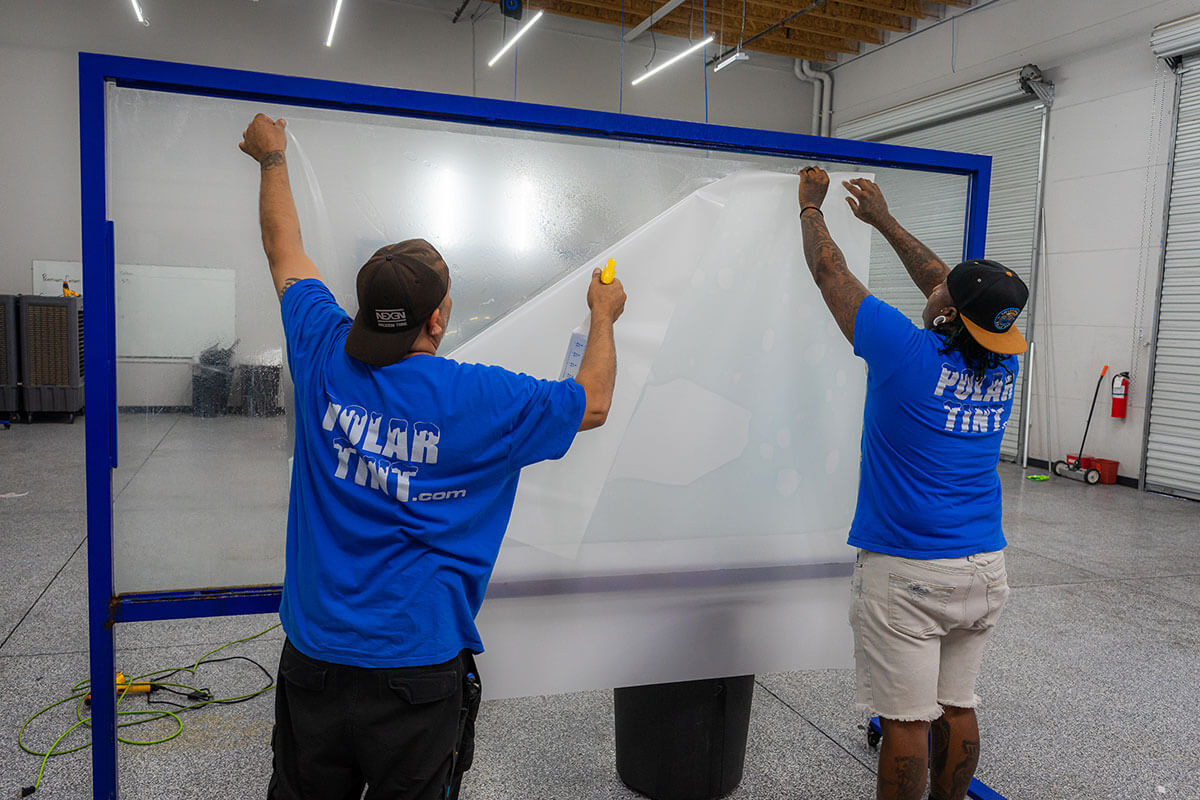 Polar Tint Full Vehicle PPF wrapping every painted panel, edge, and door cup on a Summerlin Porsche